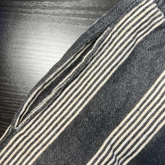 Tribal Jeans Women Margie Pull on Wide Leg Crop Pants Elastic Waist Black Sz M - Picture 4 of 8